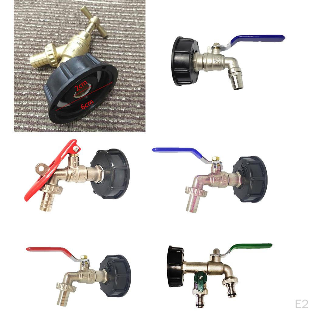 Brass Garden Water Connections Threaded IBC Tank Adapter