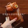 First Layer Cowhide Cartoon Bee Mobile Phone Bag Shoulder Messenger Bag Cute Animal Hand Carry Cosmetic Bag Bee Wallet