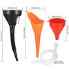 3pcs Funnels Automotive Coolant Funnel Kit Oversized Large Workshop Accessories Car Plastic Tools Oil Fuel Engine Change Filling