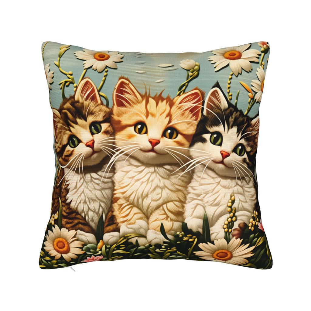 Adorable AnimalPrinted Pillow Case Soft Pillow Cover For Couch Sofa Bedroom Kawaii Pillowcases