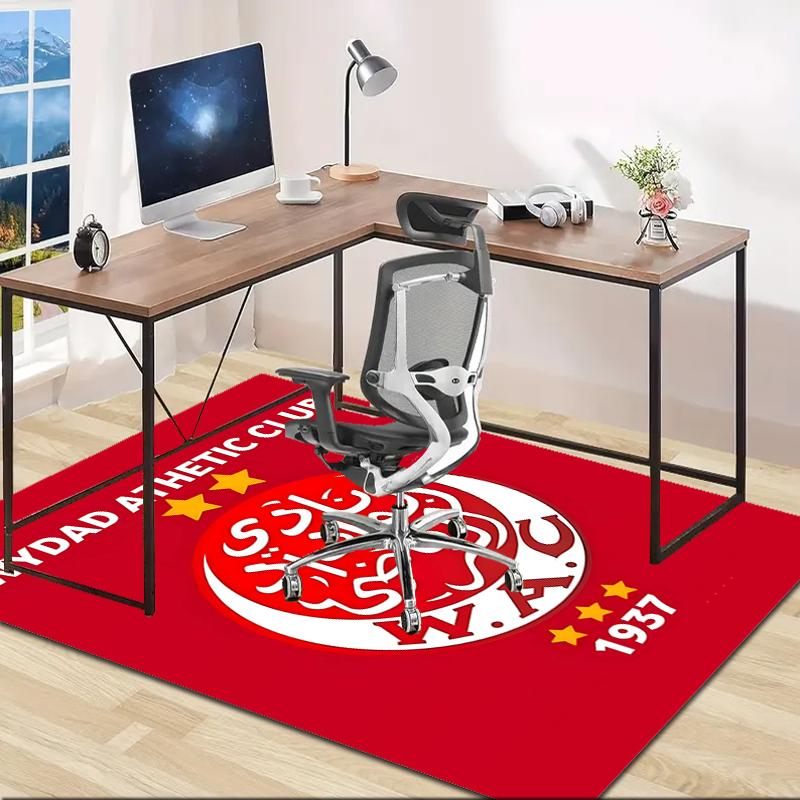 1pc Football Team Design Area Rug - Non-Slip, Soft & Cozy Floor Mat for Living Room, Bedroom, Office - Indoor/Outdoor Decorative Carpet