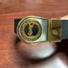 Used Yves Saint Laurent Belt Buckle Gold