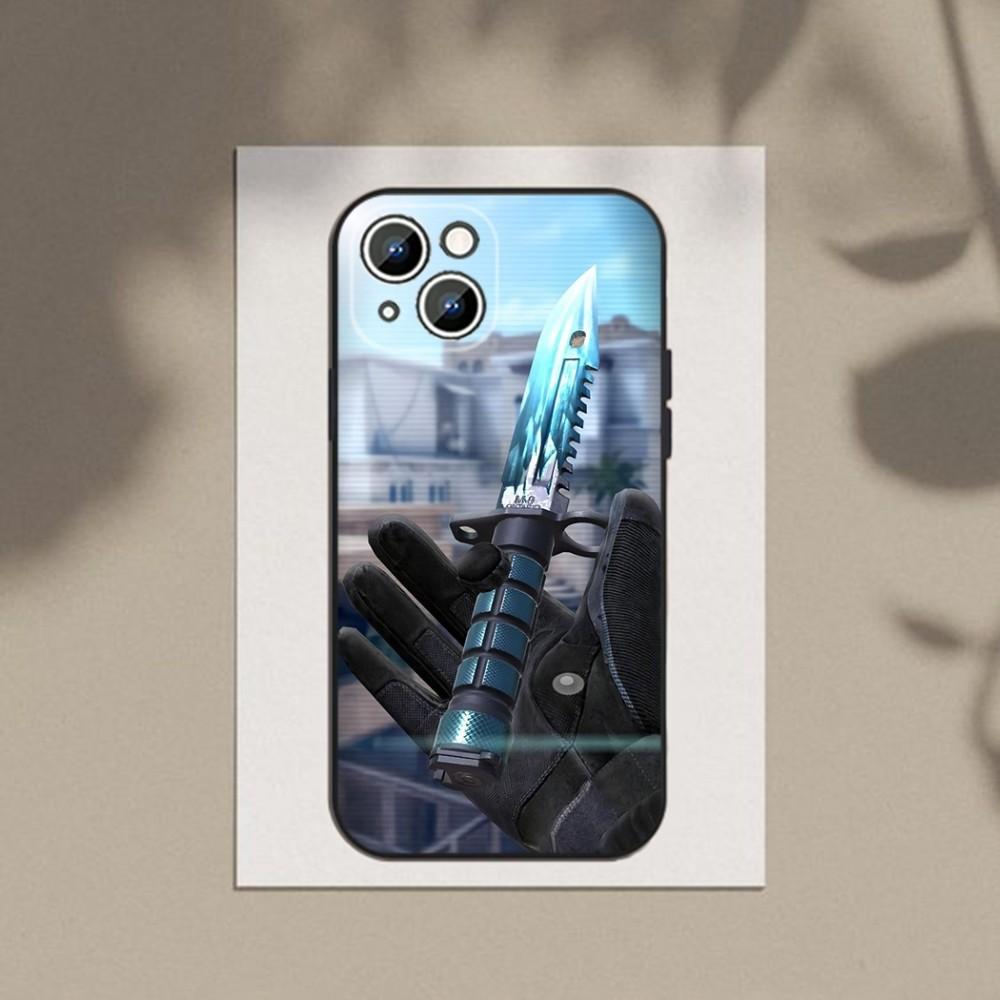 Game CS Clear GO Phone Case Phone Case For Apple iPhone 15,14,13,12,11,XS,XR,X,8,7,Pro,Max,Plus,mini Silicone Black Cover