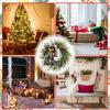 Artificial Christmas Wreath Vintage Farmhouse Artificial Front Door Ornaments Holiday Garland For Indoor Home Apartment Living