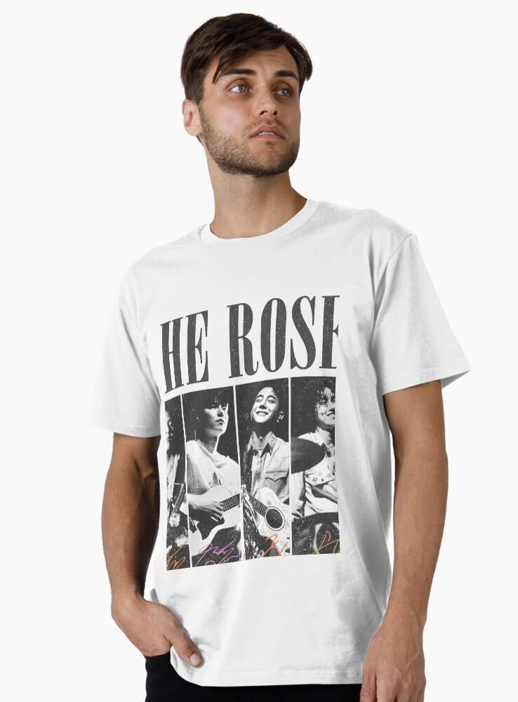 Vintage The Rose Medlemmar T-shirt, Kpop The Rose Rosetopia Medlemmar Woosung, Dojoon, Hajoon, Taegyeom 2026 Världsturné T-shirt Gåva Premium T-shirt
