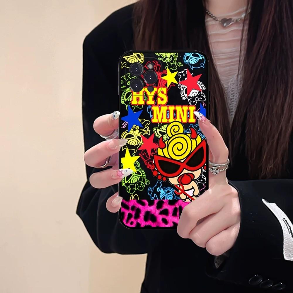 Japan Fashion Hysteric Mini Silicone Phone Case Silicone Soft For Iphone 15 14 13 12 11 Pro Mini XS MAX 8 7 6 Plus X XS XR Cover