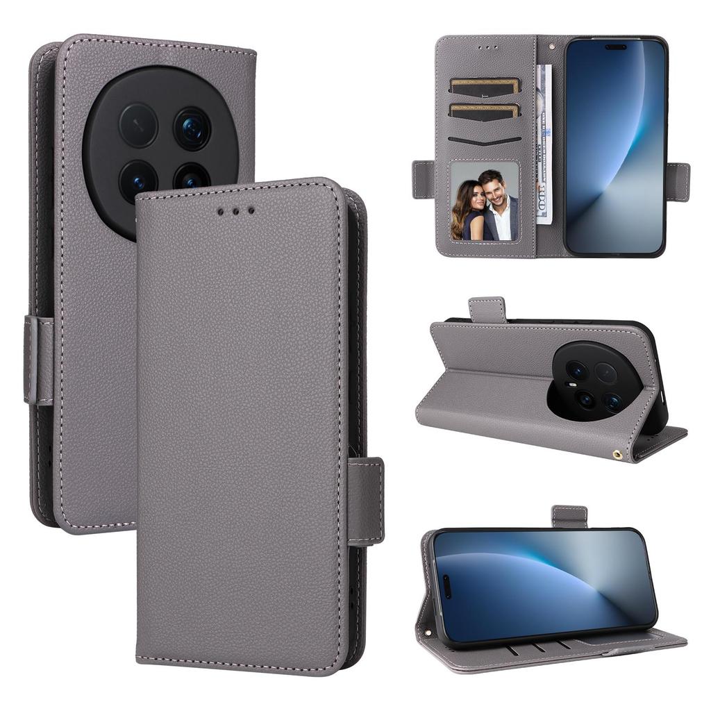 Flip Cover für Honor Magic8 Pro PU Leder Handyhülle Ganzkörperschutz [RFID-Blockierung] Brieftaschenhülle