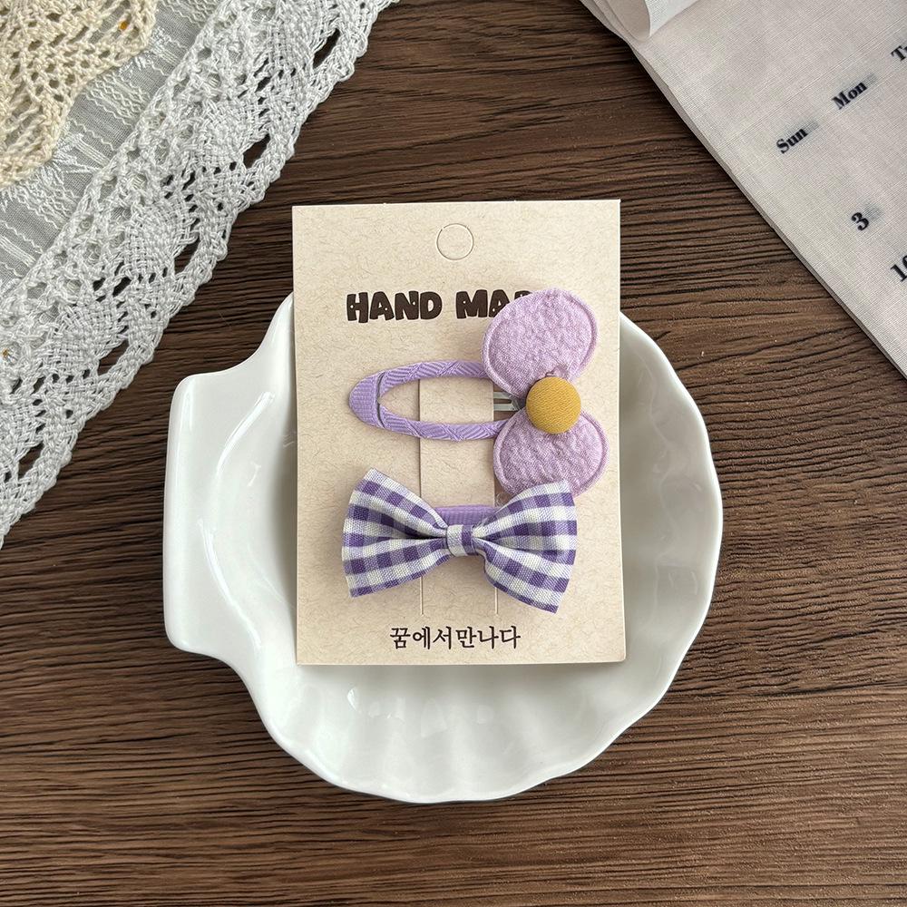 Korean Floral Children's Bow Hair Clips: Versatile Baby Hair Accessories