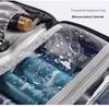Men's Foldable Waterproof Toiletry Travel Bag with Dry-Wet Separation