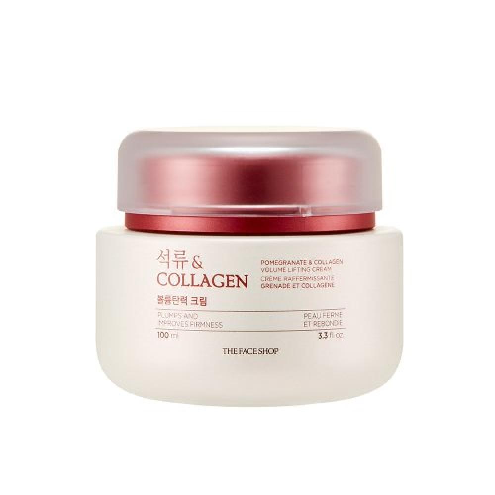 The Face Shop Гранат   Коллаген Крем для объема и упругости 100 мл FREE