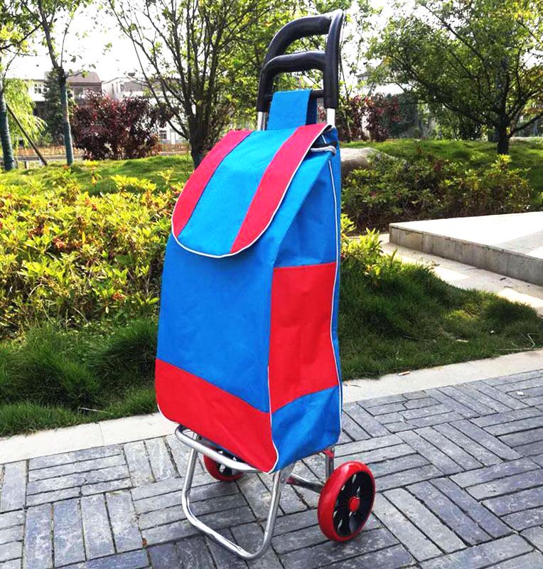Carro Plegable Ligero para Personas Mayores - Carrito Portátil para Compras, Equipaje y Transporte