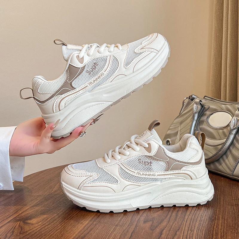 Women's Fashion Sneakers 2025 New Casual Running Sneakers Design Luxury Women's Shoes Breathable Tennis Shoes Platform Shoes