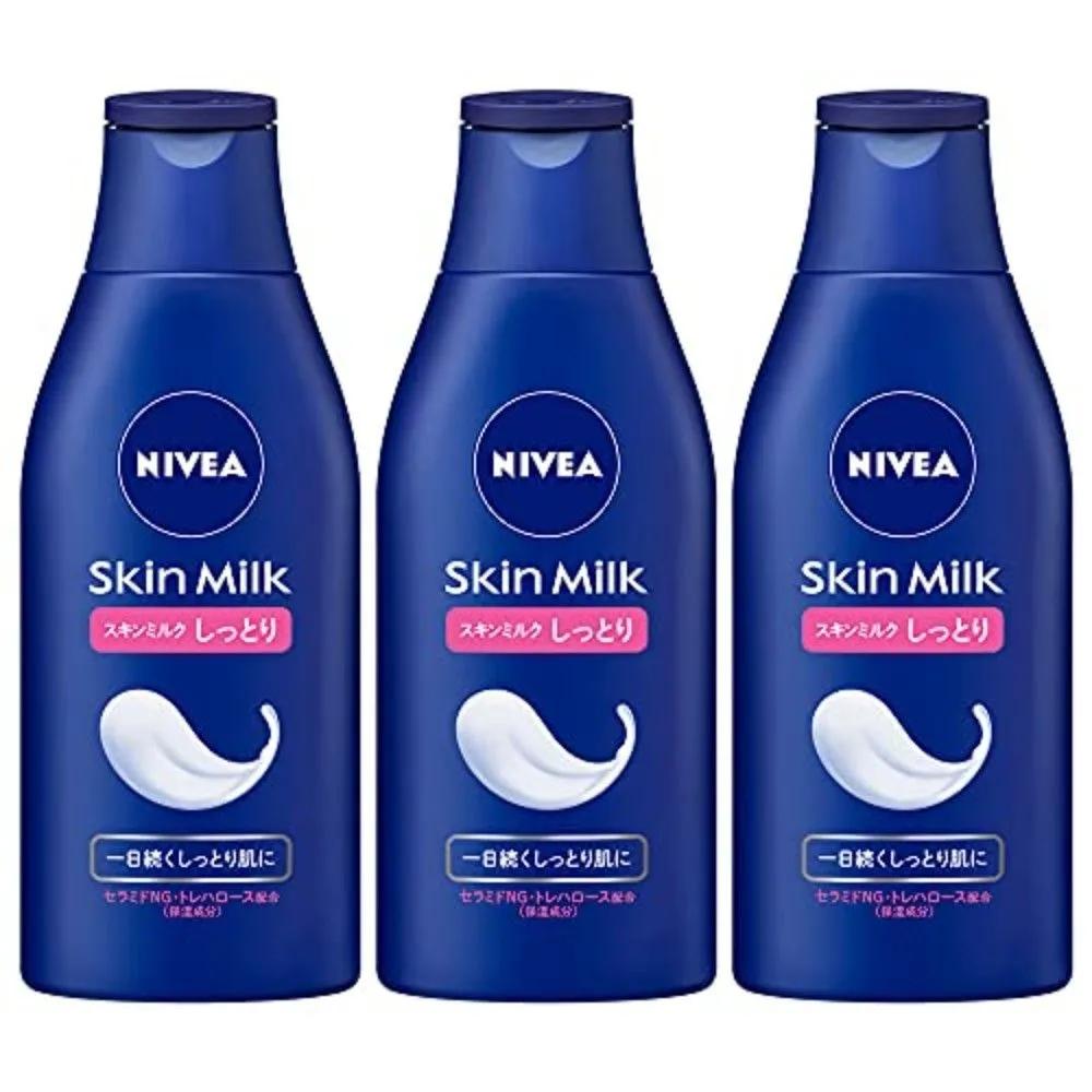 Nivea Skin Milk Moisture Body Lotion 200g Set of 3