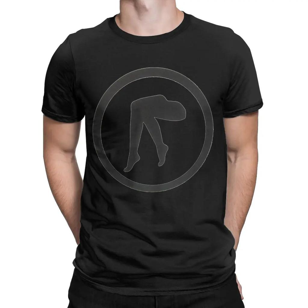 Men Aphex Twin Sexy Legs T Shirt Pure Cotton Tops Vintage Short Sleeve Round Neck Tee Shirt Adult T-Shirt
