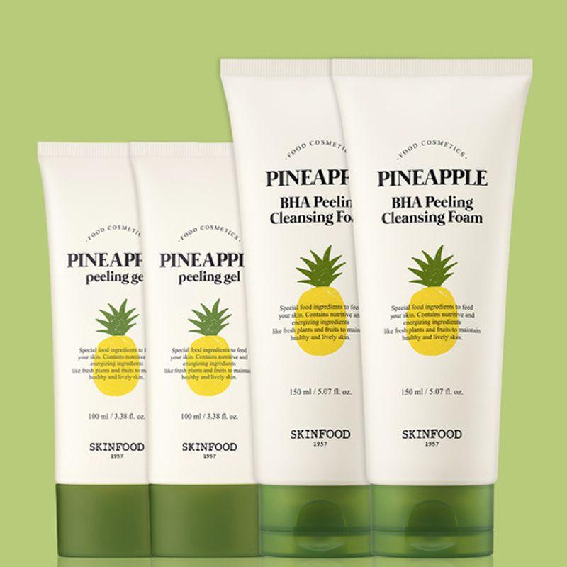 

SKINFOOD [2+2] 2 Pineapple Peeling Gels + 2 Pineapple Foams select