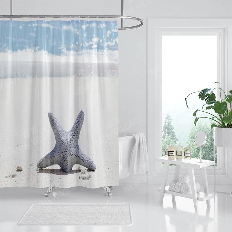 Waterproof fabric shower curtain Bathroom curtain accessories 180x200 Bath curtain for shower 240*200 nordic boho decor 240x200