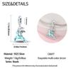 Charms Original Copper Blue Deer Pendant Beads Fit Bracelet Diy Fine Gift Women Delicate Jewelry Accessory