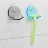 Modern Plastic Super Suction Cup Razor Organizer Holder For Bathroom Wall Storage