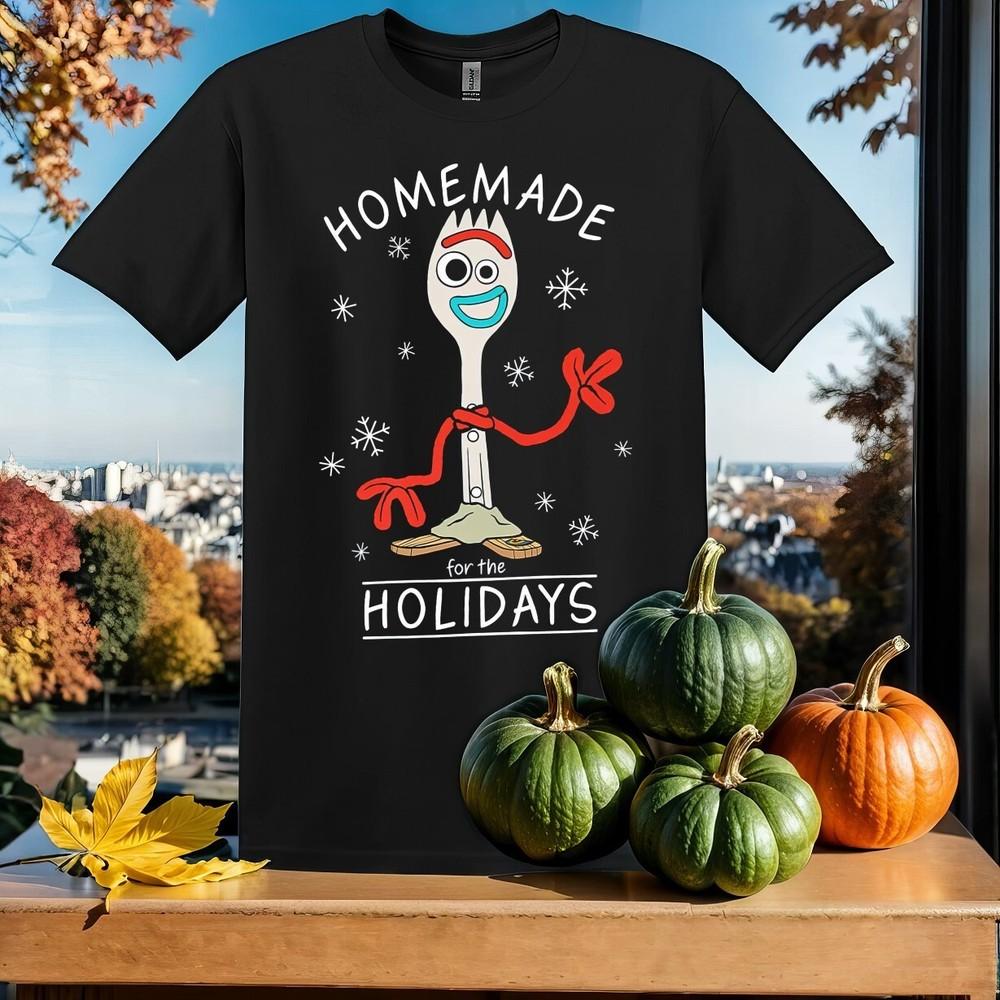 

Homemade Holiday Forky Toy Story T-shirt T shirt Men Women Unisex Tshirt SY467 3XL