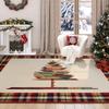 Karácsonyi Témájú Szőnyeg Kerek Nappali Hálószoba Csúszásmentes Dekoratív Szőnyeg Téglalap Alakú Bejárat Testreszabható Padlószőnyeg