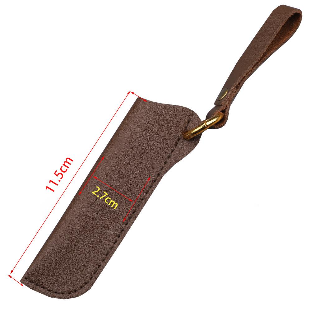 11.5CM sheath for Fixed Blade PU Leather Case Holder Pocket Knife Sleeve Holsters Leather Sheath Scabbard Diy Accessories