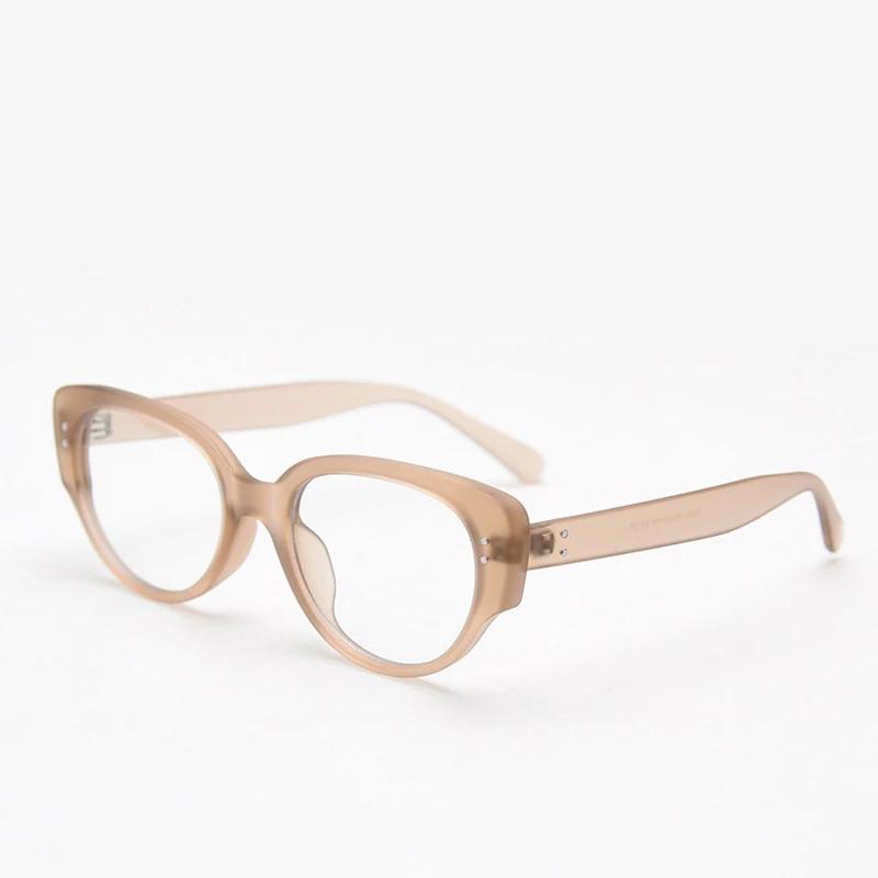 

New Anti-Blue Light Myopia Glasses Women Men Cat Eye ComputerUse Eyewear Prescription Near Sight Glasses Diopter -1.0 To -4.0 Plain glasses 0