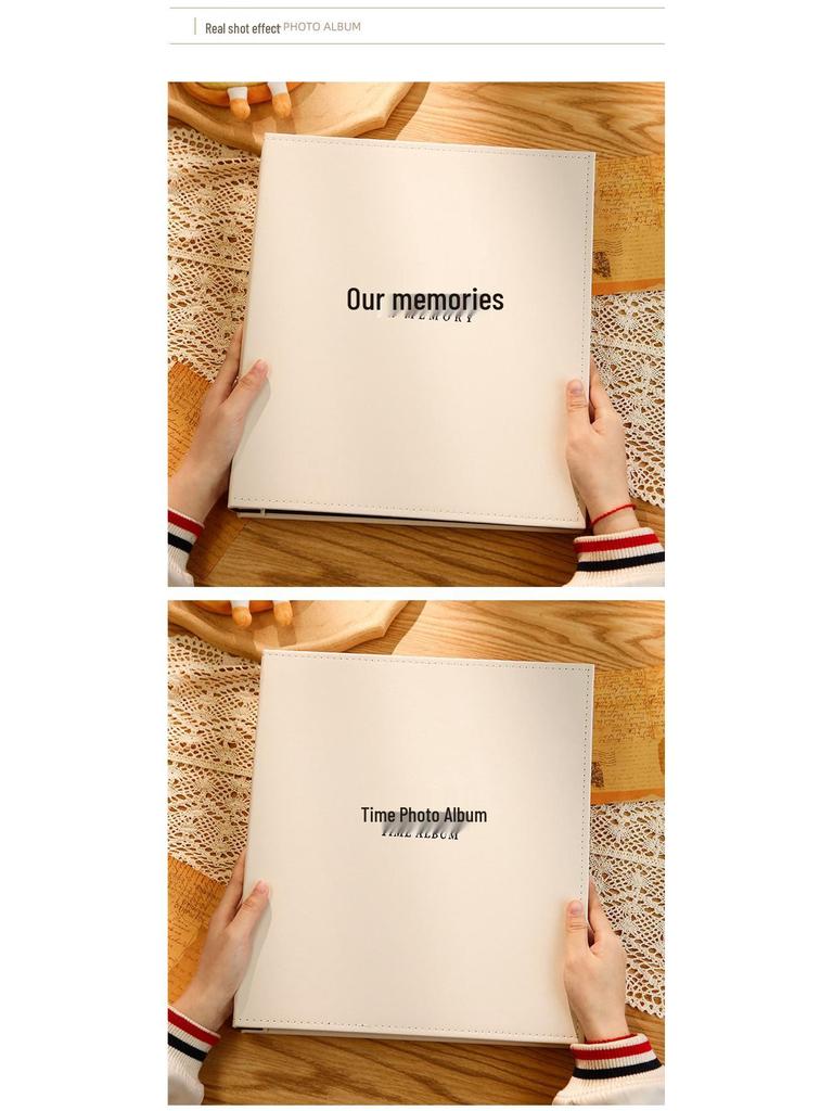 Large Capacity Family Photo Album, 5x6 Inch, Holds 1000 Photos, Insert Type, Ideal for Couples & Commemorative Events