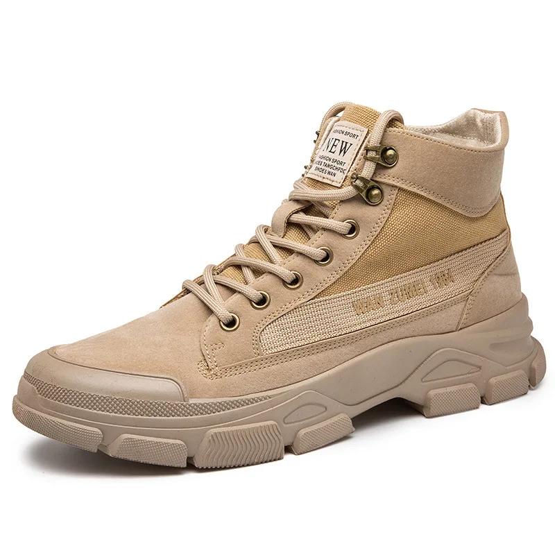 Осенняя мужская повседневная обувь с высоким берцем — фото 6