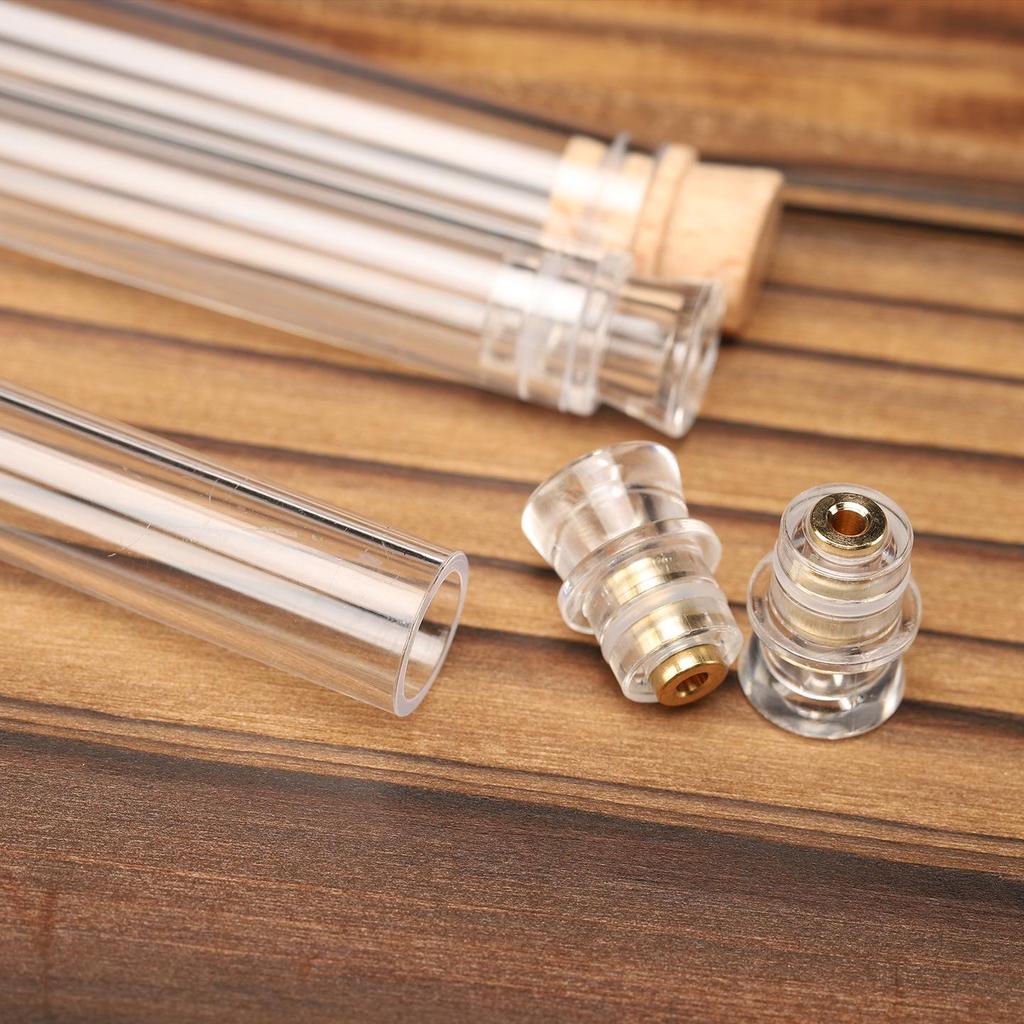 Acrylic Incense Holder: Transparent 5g Long Stick Storage Tube for Agarwood Incense