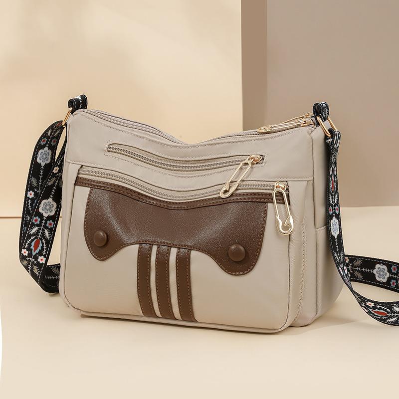 New Women's Messenger Bag In the Fashionable Women's Bag Temperament Versatile Soft Leather Large Capacity Multi-layer Shoulder