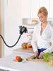 1PC Mobile Phone Clip On Stand, Bedside Mobile Phone Stand with 360 Degree Rotating Plastic Stand,suitable for Table and Bed