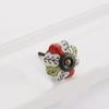 Simple Single Hole Ceramic Pumpkin Handle Round Vintage Vintage Cabinet Knob European Style Creative Door Pull Handles Furniture