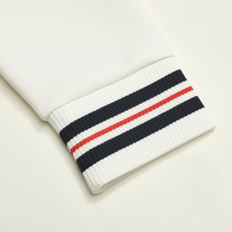 FILA Tennis Fashion Simple Casual Sports Tennis Style Versatile Comfortable Loose Half-Zip Knit Pullover Sweatshirt Women sweatshirt A11W543222FWT