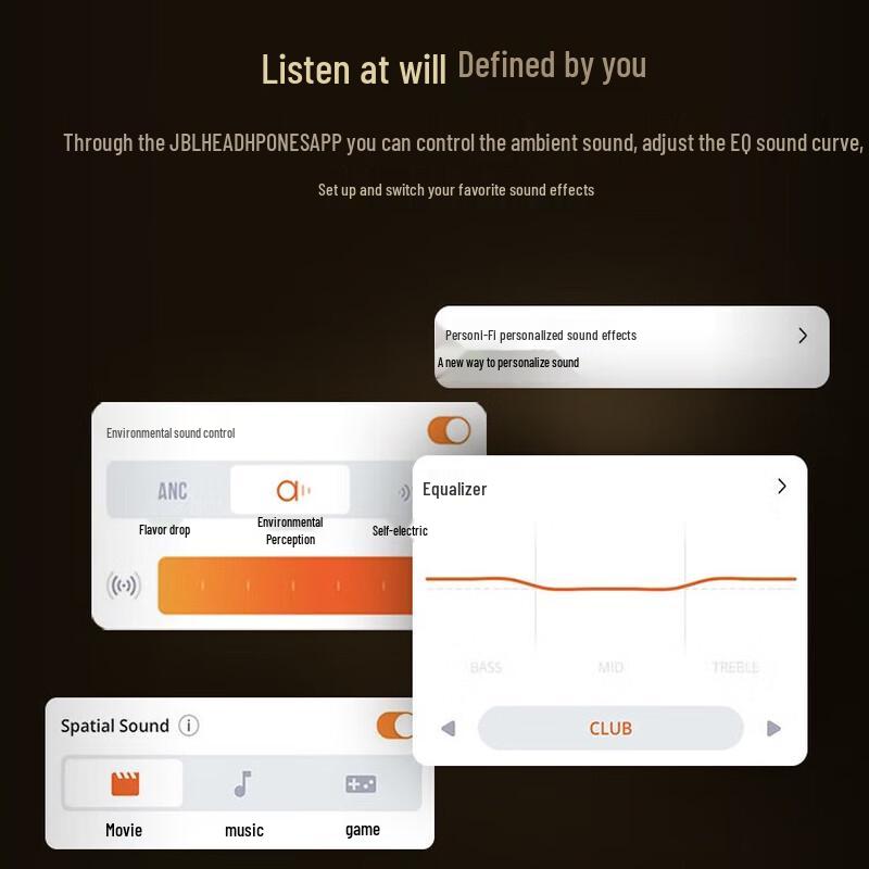 JBL Tour ONE M2 Over-Ear Wireless Noise-Cancelling Headphones