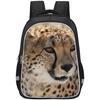 Large Capacity Lightweight Oxford Cloth Backpack For Kids School Leopard Print