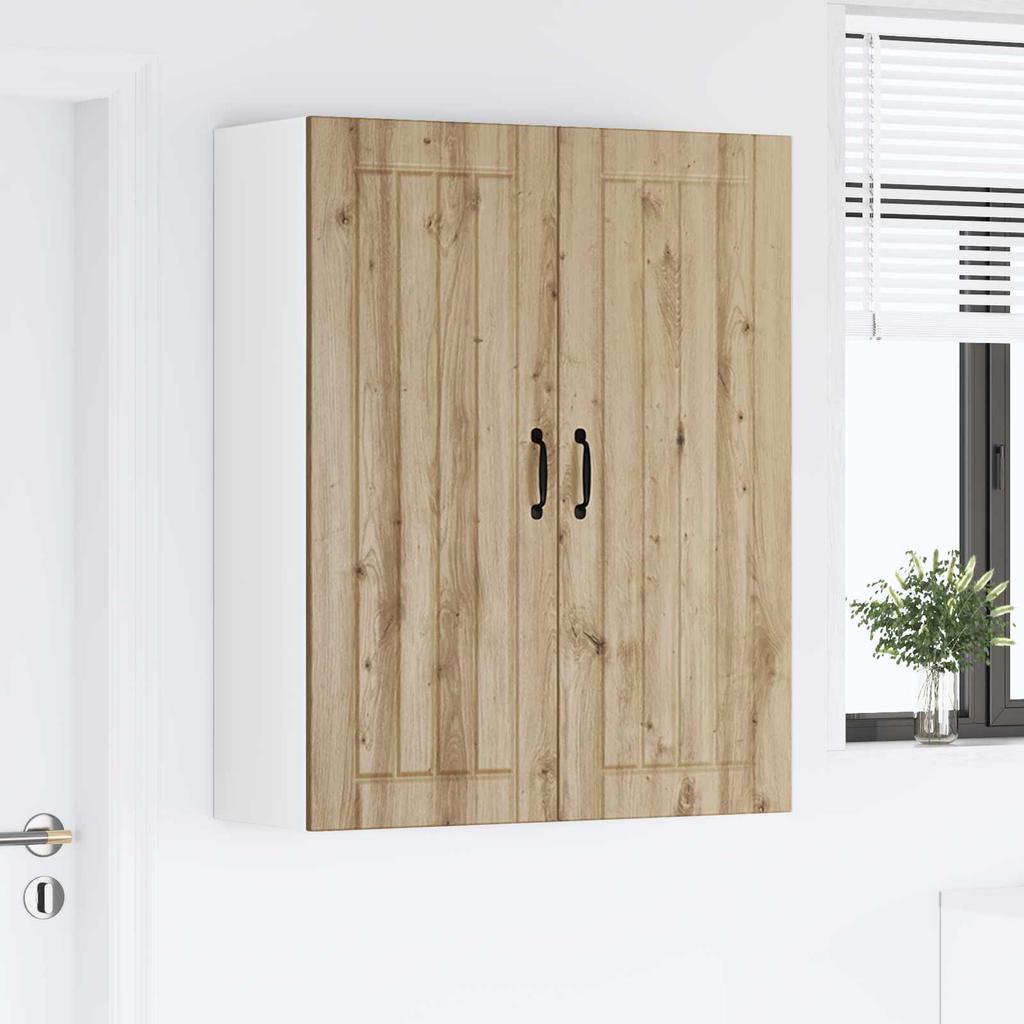 Wall Cabinet LUCCA Artisan Oak 80 x 31 x 100 cm Particleboard