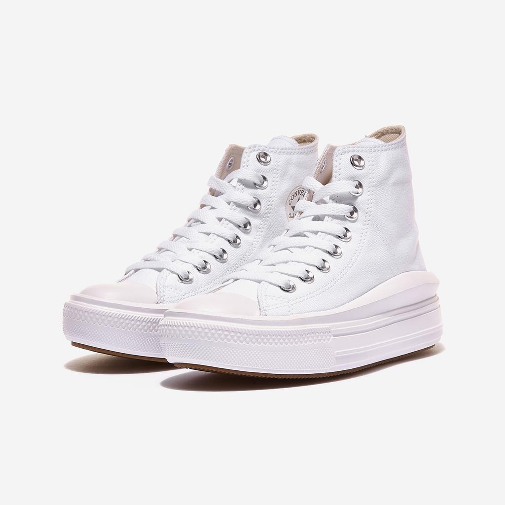 [Converse] Chuck Taylor All Star Move White High [568498C] [Shipped from Korea] 100% Authentic
