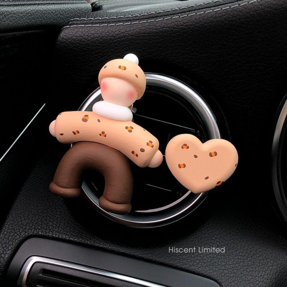 Cute People Shape Car Perfume Clip Automotive Aromatherapy Diffuser  Air Fragrance Flavor