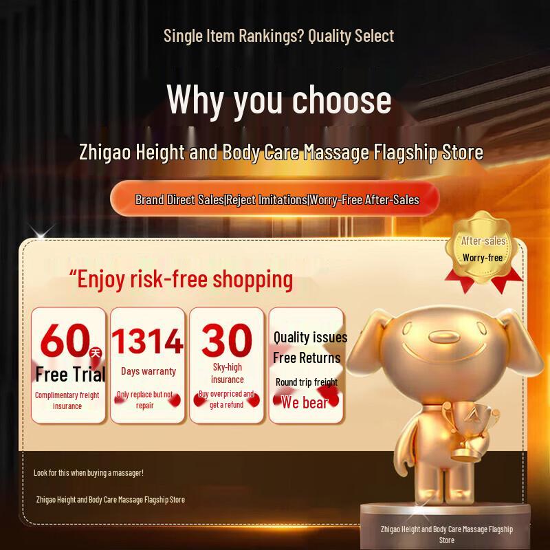 CHIGO Smart Waist & Abdomen Massager with SPA Heat and Remote Control CN plug (adapter included)