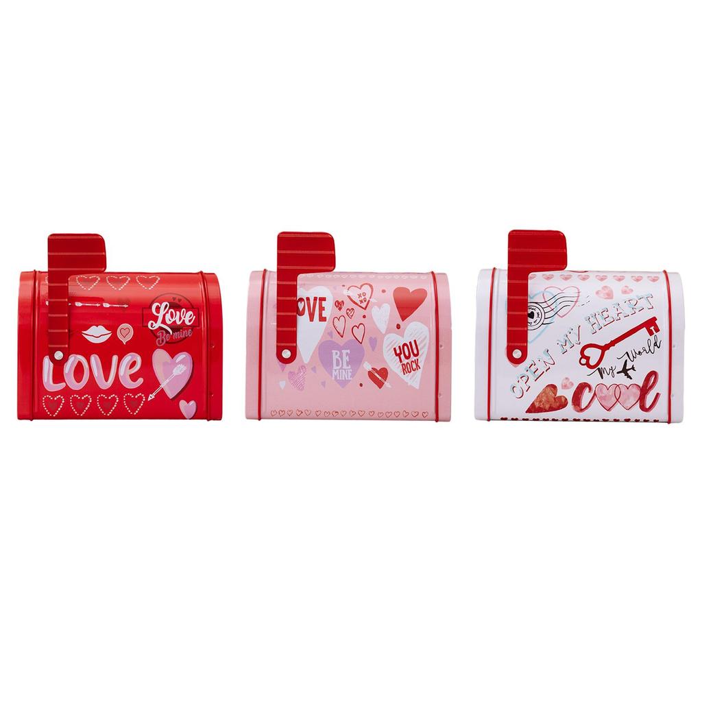 Mailbox Toy Valentine's Day Gift DIY Projects Mini Storage Container for Pastry Snack Greeting Cards Valentine Exchange Gifts