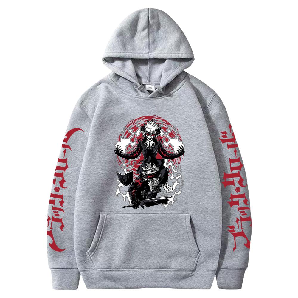 

Anime Black Clover Asta Graphic Print Hooded Men Women Zipper Hoodies Casual Loose Sweatshirt Harajuku Unisex Zip Up Jacket 4XL