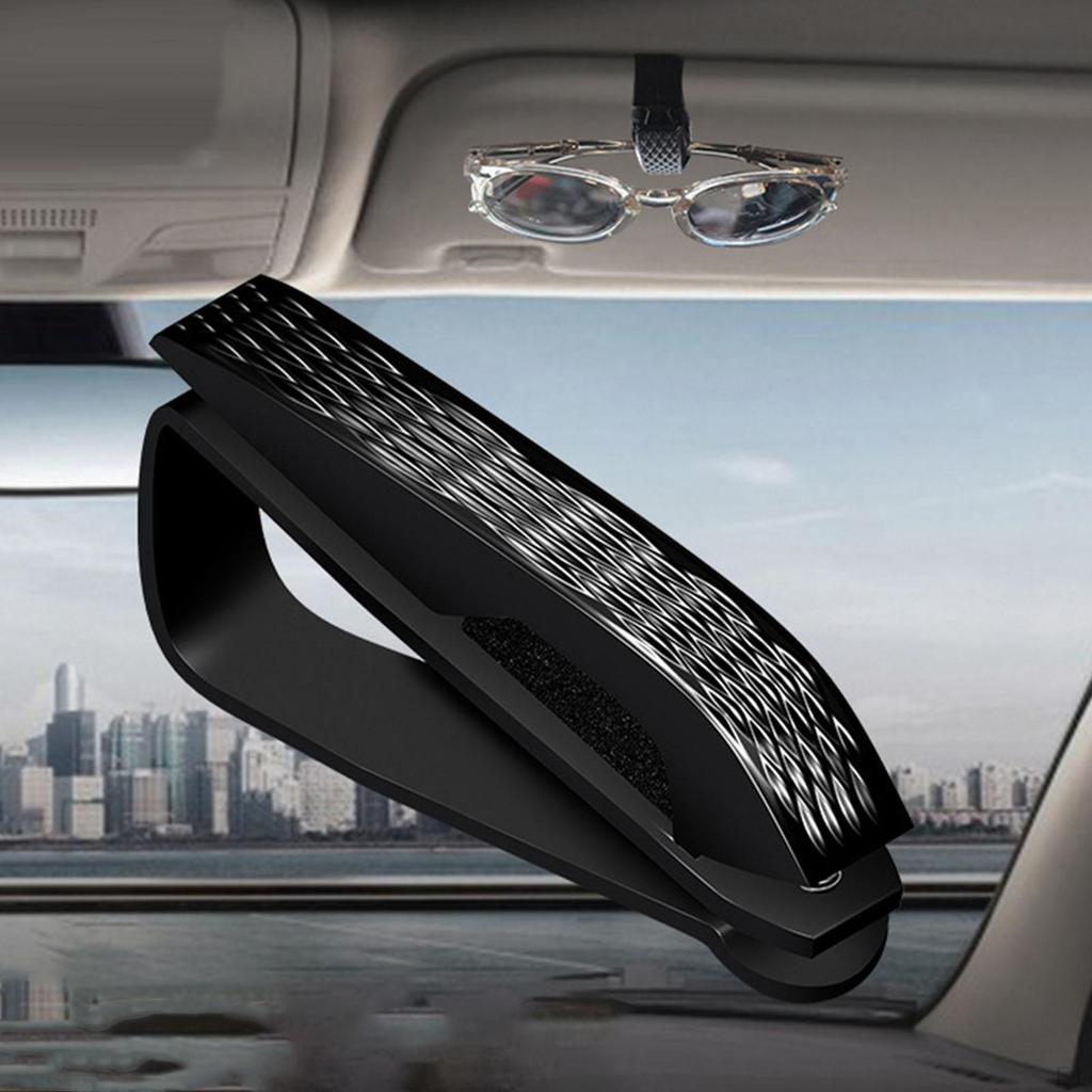 Universal Glasses Holder Sunglasses Ticket Portable Fastener Clip Hanger Mount Multi-Function