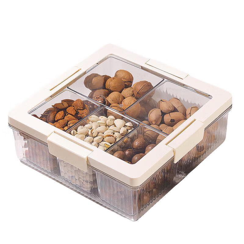 Divided Sealed Snack and Nut Storage Box