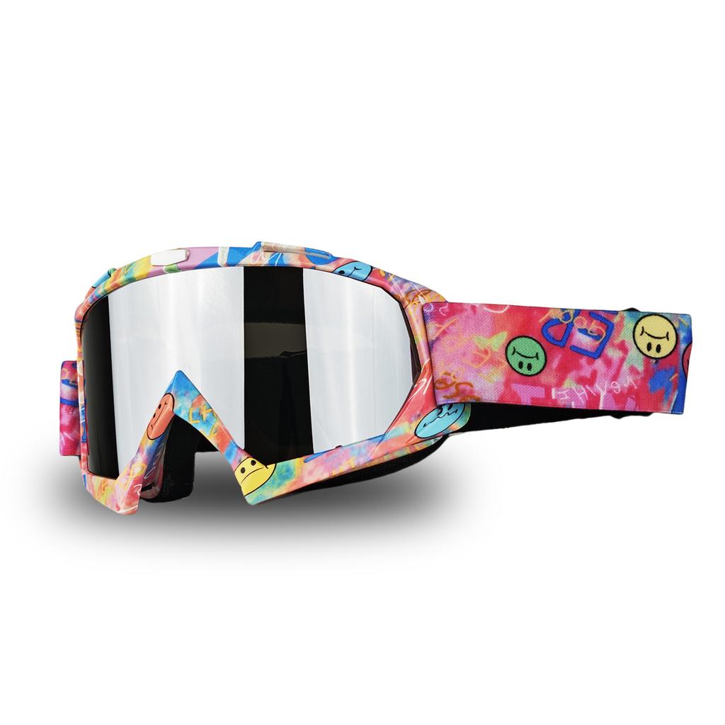 Motorcycle Goggles for Men & Women UV400 Protection Dirt Bike Glasses Riding Goggles for Cycling Motocross Mountain Off-Road