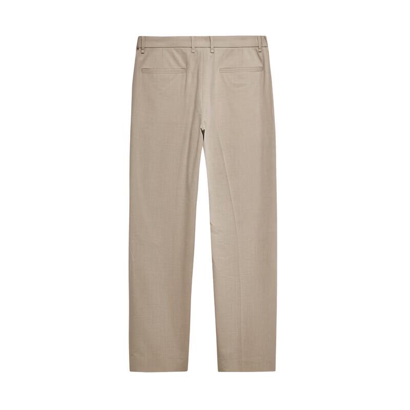 Joeone Men's Fade-Resistant 4-Way Stretch Straight-Leg Business Casual Pants