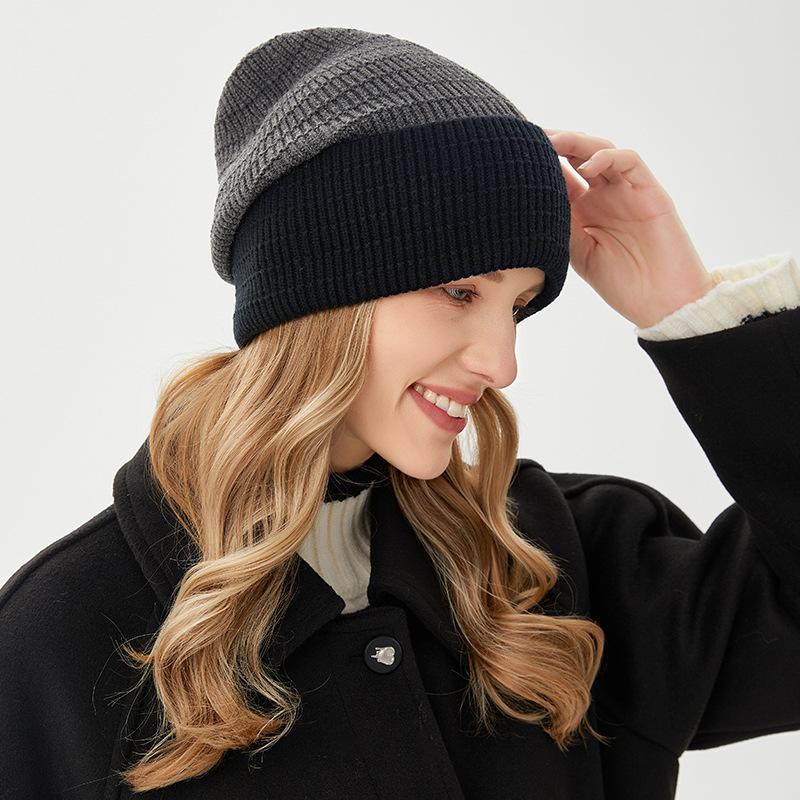 Autumn and Winter Windproof Ski Mask for Men and Women Warm Cycling Hood Neck Guard Cold Hat  Dual Purpose Knitted Hat