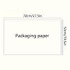 10Pcs 19.6×27.5in Exquisite Patterned Wrapping Paper - Ideal for Gifts, Bouquets & Party Decor