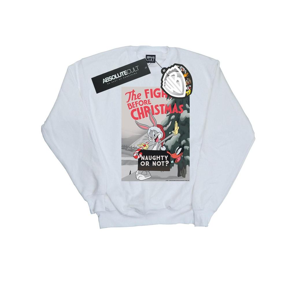 Looney Tunes Mens The Fight Before Christmas Sweatshirt