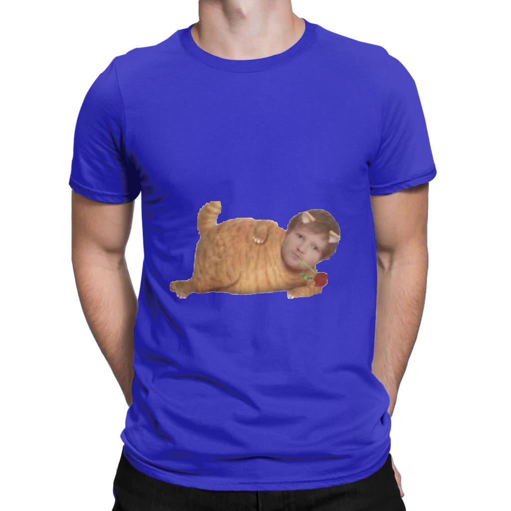 Kitty Ed Novelty 100 Cotton TShirt EEd Sheeran Tops Tees For Unisex