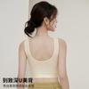 Pure Cotton Comfortable No Steel Ring Sports Vest Bra Fixed Cup with Chest Pad Sling Female Summer Gathering Beautiful Back Chest Wrap